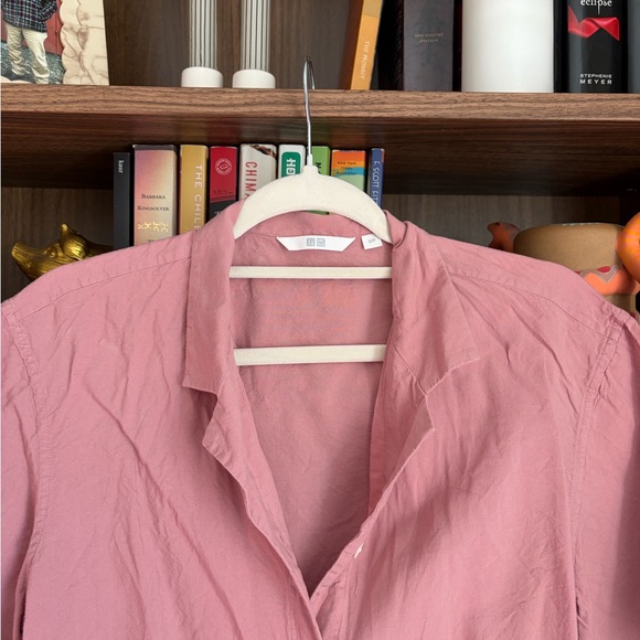Pink Airy Button Down - Picture 2 of 6